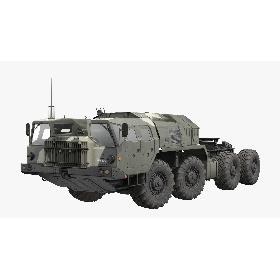 Maz 7910 8x8 Truck Camouflage Rigged 3D model